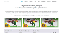 Desktop Screenshot of brainy-people.com